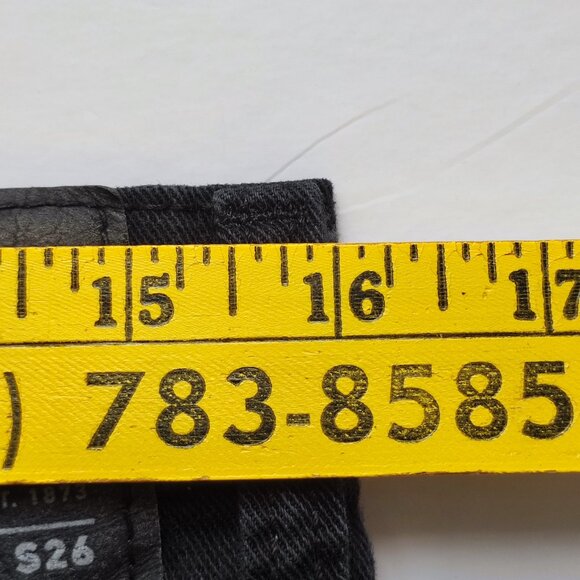 Signature by Levi Strauss S26 jeans men's size W32/L34 black skinny - Picture 13 of 15